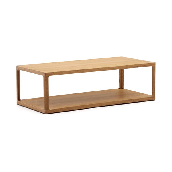 Konferenčný stolík v dekore duba v prírodnej farbe 65x140 cm Maymai – Kave Home-image-2