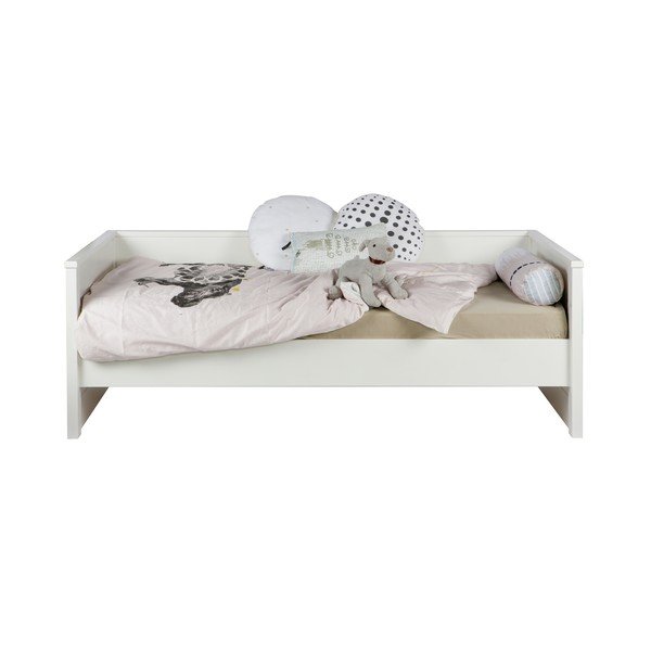 Biela posteľ/sofa Jade De Eekhoorn 90 x 200 cm-image-2