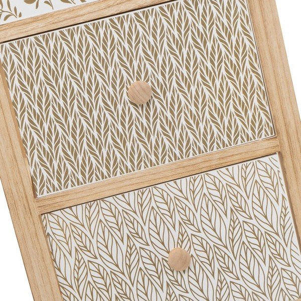 Vysoká komoda z masívu paulovnie v prírodnej farbe 34x78 cm – Casa Selección-image-4