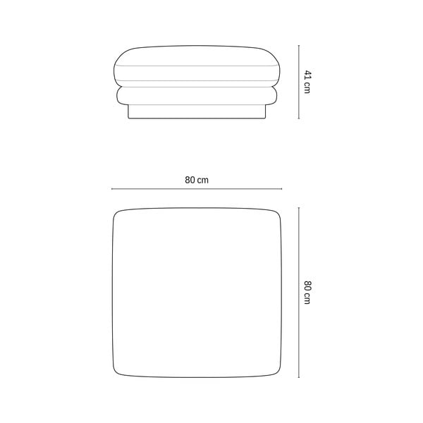 Béžová podnožka Torino – Micadoni Home-image-3