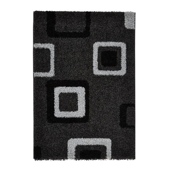 Sivo-čierny koberec Think Rugs Majesty, 80 × 150 cm