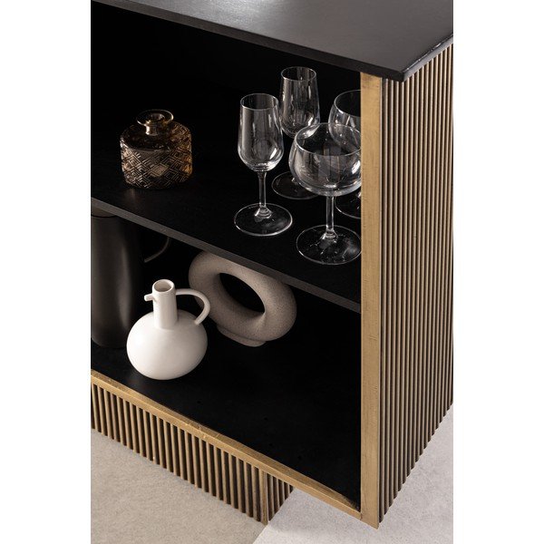 Kuchynský ostrovček s doskou z mangového dreva 40x160 cm Virat – Bizzotto-image-3
