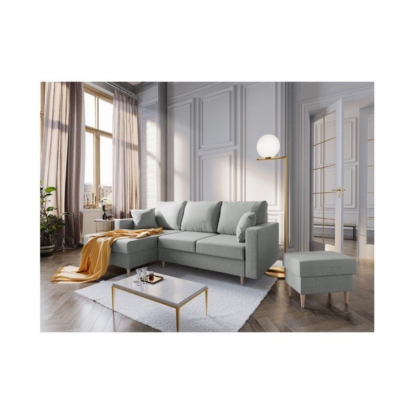 Sivý puf Mazzini Sofas Aubrieta, 60 × 45 cm-image-4