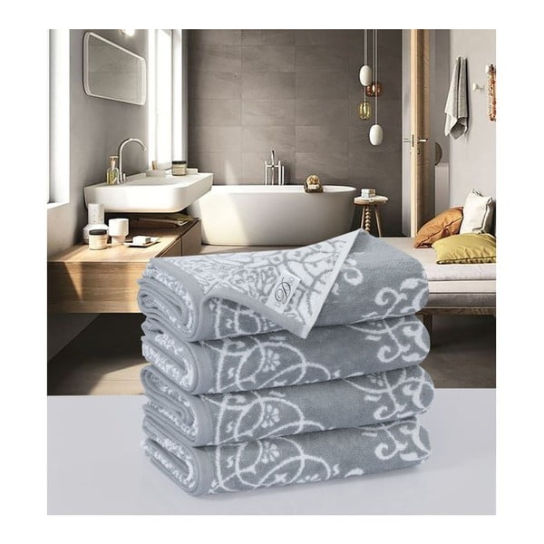 Sada 4 bavlnených uterákov Muller Textiels Preyo, 50 × 100 cm