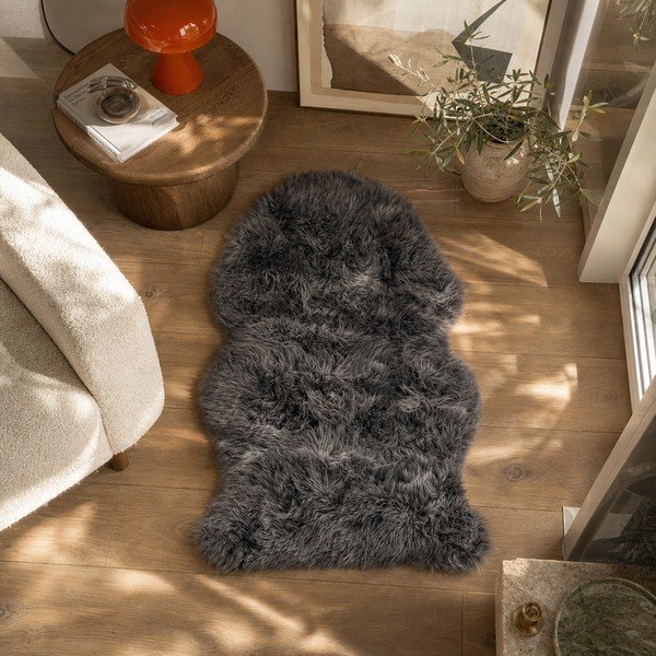 Sivá ovčia kožušina Native Natural Sheep, 120 × 60 cm-image-4
