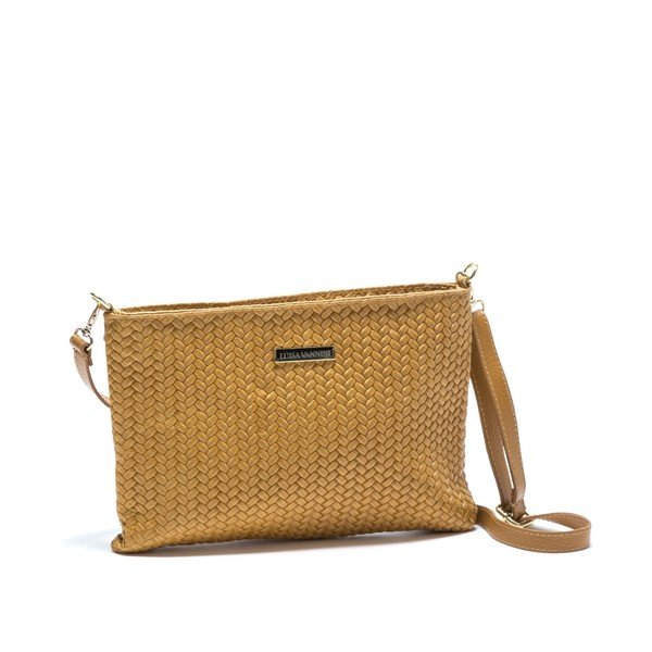 Koňakovohnedá kožená kabelka Isabella Rhea no. 8029-image-3