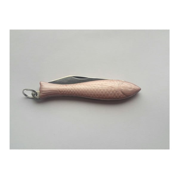 Svetloružový český nožík rybička s krúžkom v dizajne od Alexandry Dětinskej-image-1