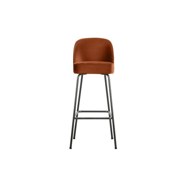 Zamatová barová stolička v tehlovej farbe 103 cm Vogue – BePureHome