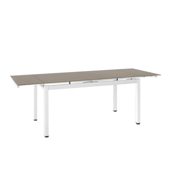 Rozkladací jedálenský stôl Tecno, 150-220 cm, béžový