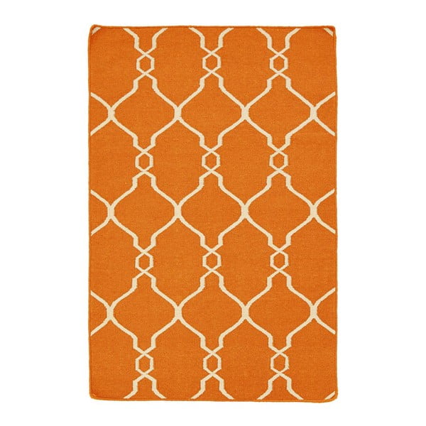 Ručne tkaný koberec Kilim JP 11164 Orange, 90x150 cm