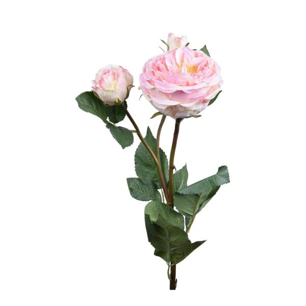 Umelá kvetina Ego Dekor Svetloružová ruža