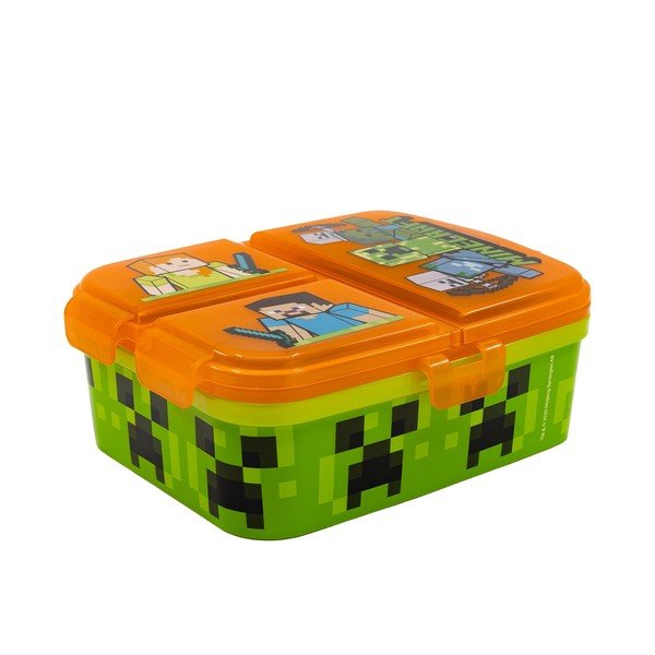 Oranžový plastový detský desiatový box Minecraft – STOR-image-2