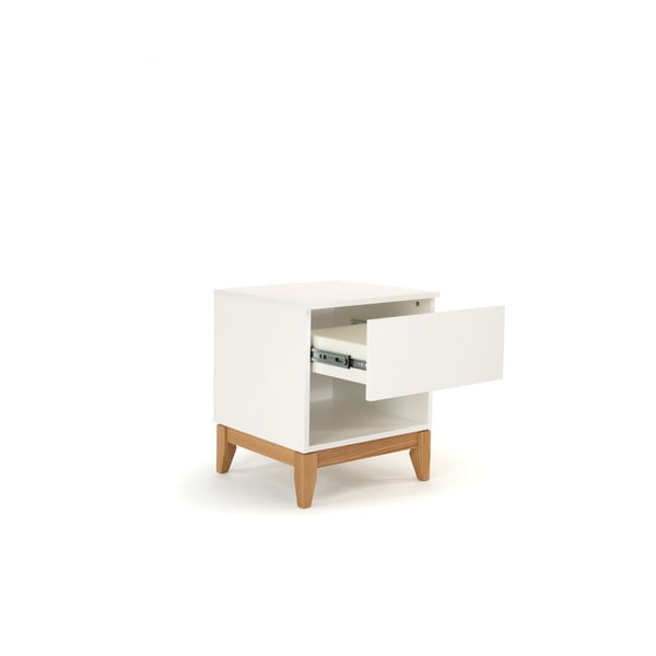 Biely odkladací stolík Woodman Blanco-image-4