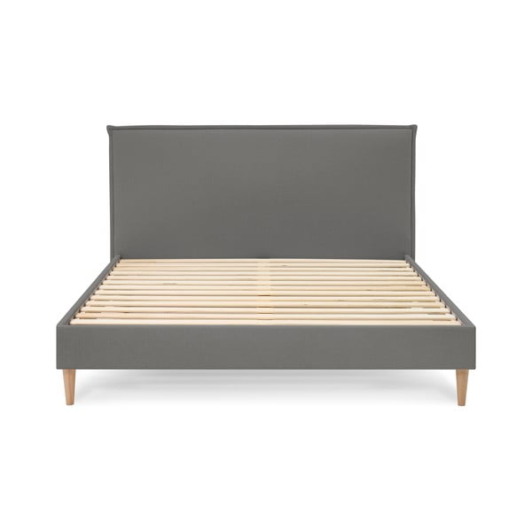 Tmavosivá dvojlôžková posteľ Bobochic Paris Sary Light, 180 x 200 cm-image-3