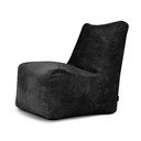 Čierny menčestrový sedací vak Seat Lounge – SLOWDOWN