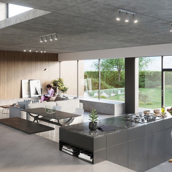 Sivé nástenné svietidlo Toscana – Sollux-image-3