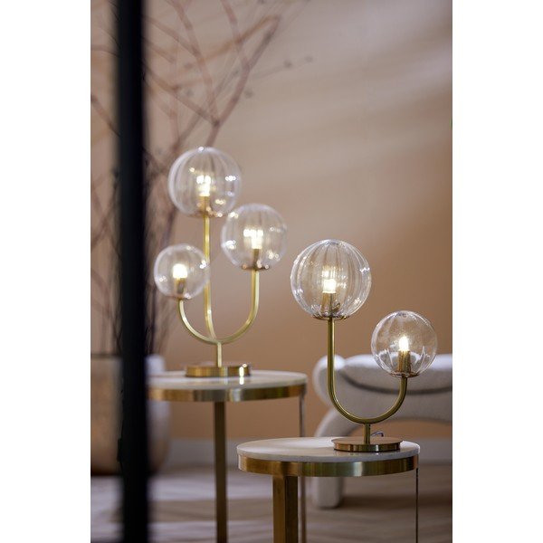 Stolová lampa v zlatej farbe (výška 43 cm) Magdala - Light & Living-image-1