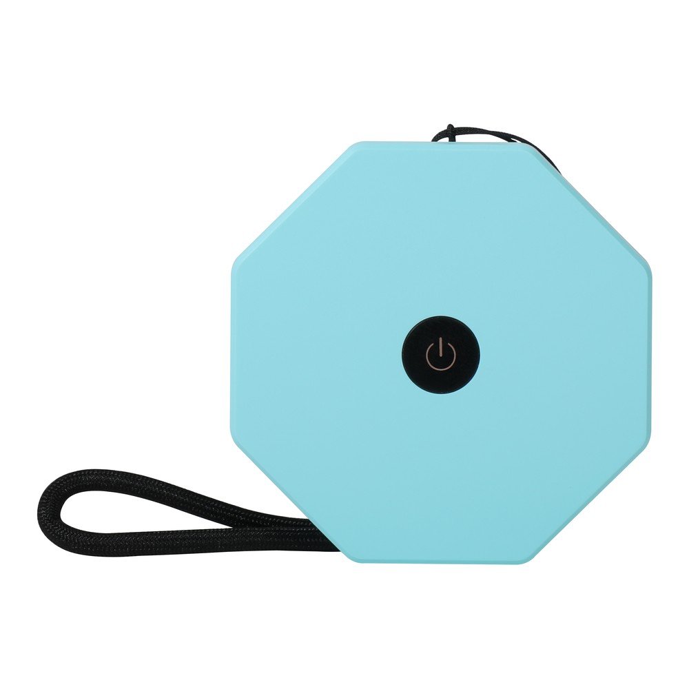 E-shop Biela/tyrkysovomodrá prenosná svetelná dekorácia na USB ø 8 cm Twist – Gingko