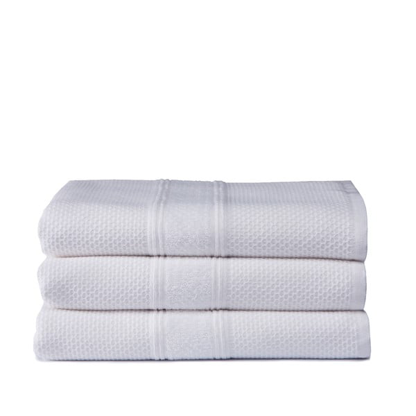 Set 3 uterákov Balance White, 60 x 110 cm