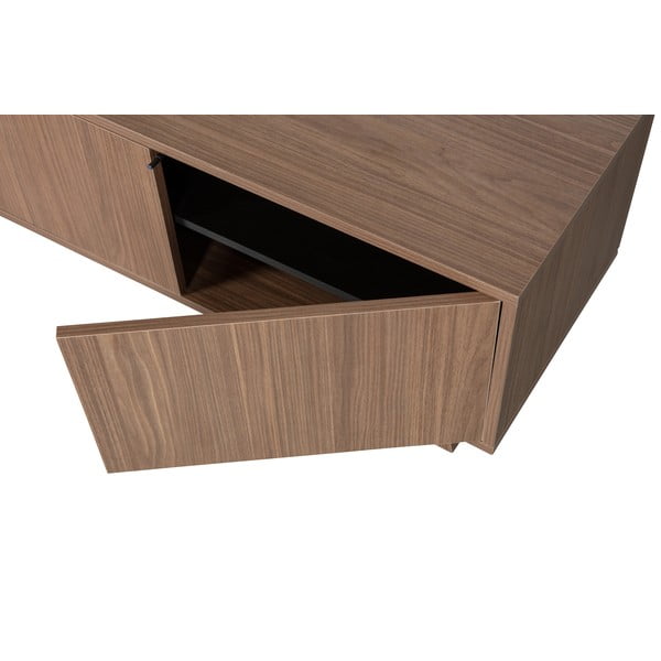 TV stolík v dekore orecha v prírodnej farbe 160x42 cm Seppe – WOOOD-image-4