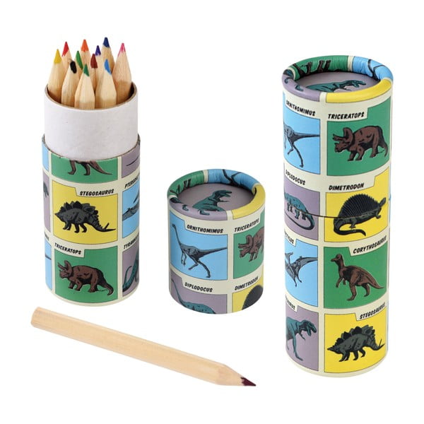 Súprava pasteliek 12 ks Prehistoric Land – Rex London-image-2