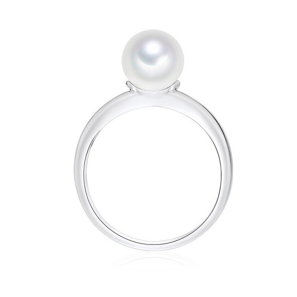 Perlový prsteň Pearls Of London Sea Shell White, veľ. 54-image-1