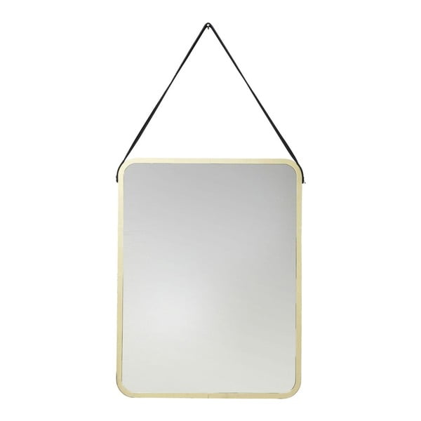 Nástenné zrkadlo v zlatej farbe Kare Design Salute