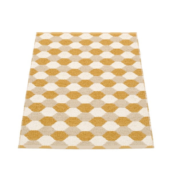 Okrovožltý vnútorný a vonkajší koberec 70x100 cm Dana Ochre – Pappelina