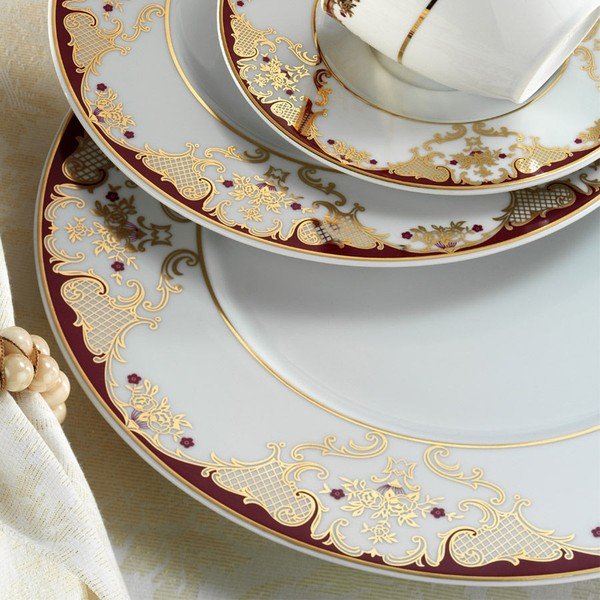 59-dielna sada porcelánového riadu Kutahya Lucembourg-image-1
