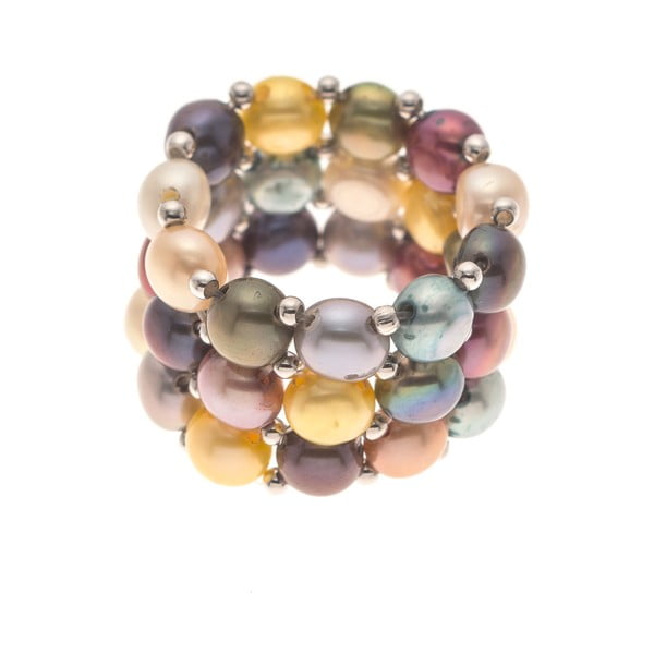Prsteň Pearls Multicolour