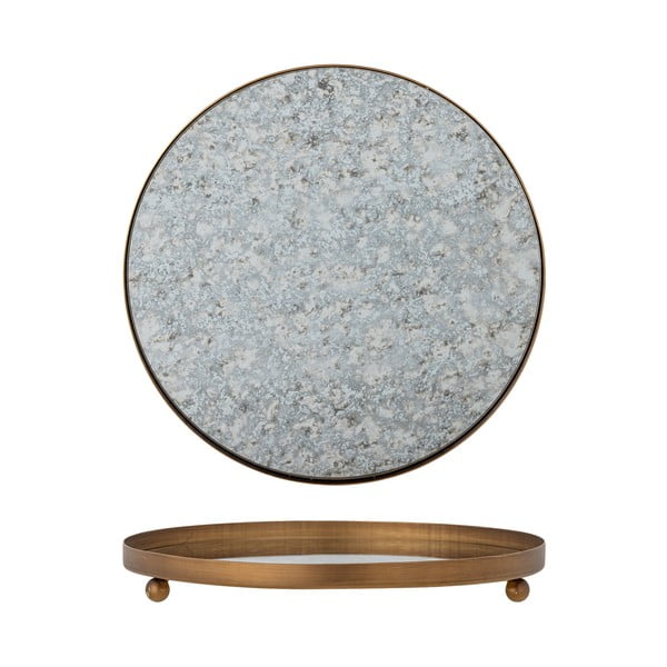 Sklenená dekoratívna tácka ø 35 cm Glacier – Bloomingville