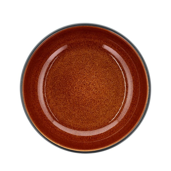 Čierna/jantárová kameninová ramen miska Gastro Black/Amber – Bitz-image-1