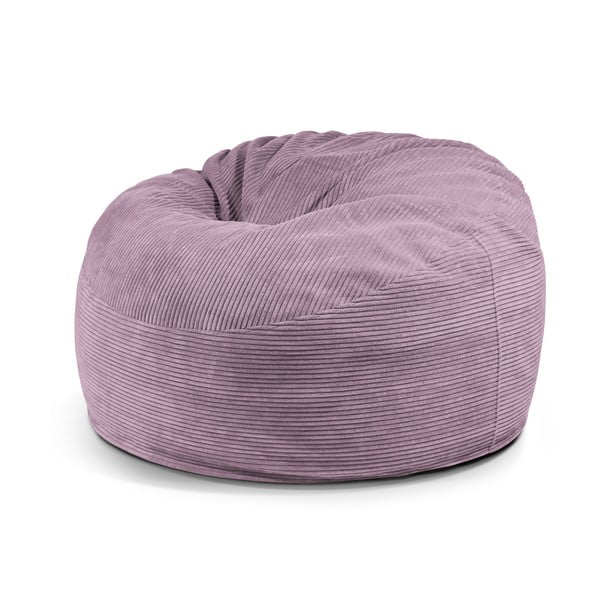 Fialový menčestrový sedací vak Om 110 – SLOWDOWN