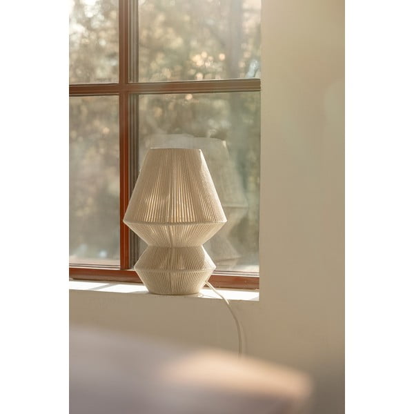 Stolová lampa v prírodnej farbe s textilným tienidlom (výška 34 cm) Razzo – Markslöjd-image-1