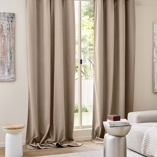 Hnedý menčestrový termo záves 140x260 cm Madison – douceur d'intérieur-image-3