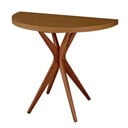 Okrúhly rozkladací jedálenský stôl s doskou v dekore jaseňového dreva 45x90 cm Jubi – Ragaba