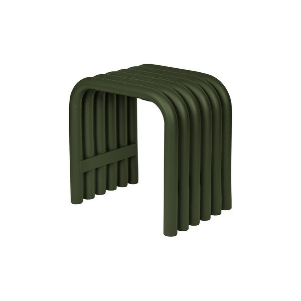 Zelená kovová záhradná stolička Nokk – noo.ma