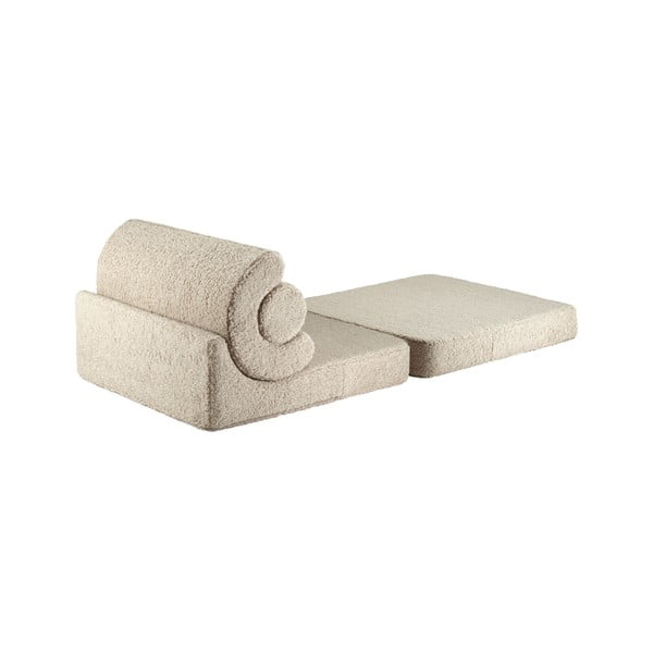 Svetlohnedé detské kresielko z textílie buklé Flipster – Wigiwama-image-2