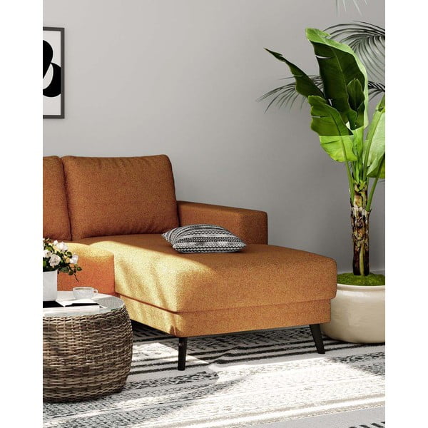 Oranžová rohová pohovka (pravý roh) Fynn – Ghado-image-4