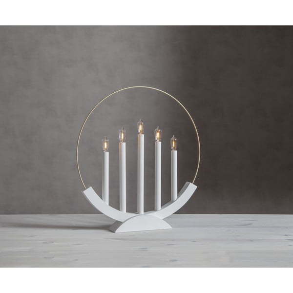 Biela vianočná svetelná dekorácia Brace – Star Trading-image-2