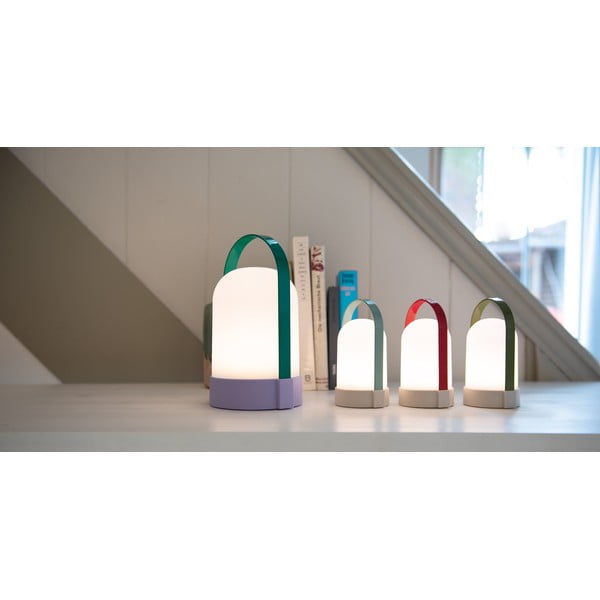 Biela LED stmievateľná stolová lampa (výška 15 cm) Uri – Remember-image-2