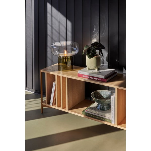 Zelená sklenená stolná lampa Crave - Hübsch-image-1