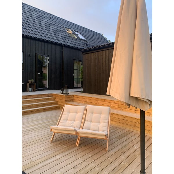 Skladacie kreslo Karup Design Boogie Raw/Beige-image-1