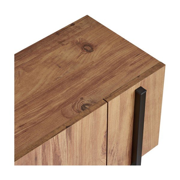 TV stolík v dekore borovice v prírodnej farbe 180x45x30 cm Nexus – Kalune Design-image-4