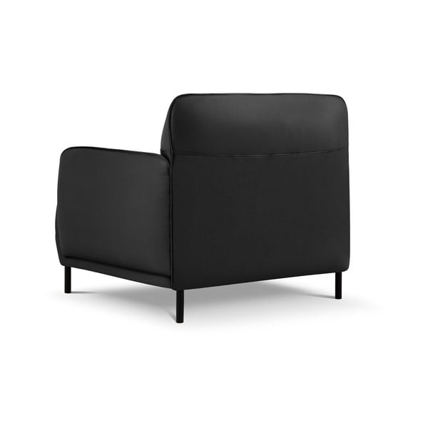 Tmavosivé kožené kreslo Windsor & Co Sofas Neso-image-2