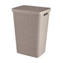 Taupe plastový kôš na bielizeň 58 l Jute – Curver