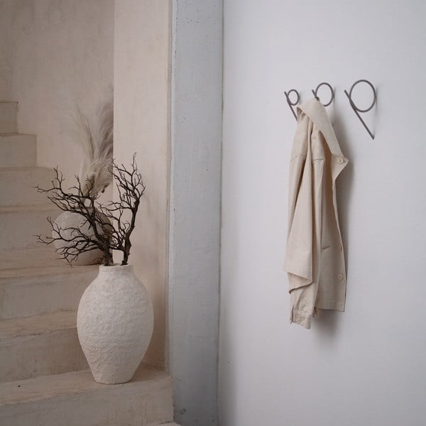 Taupe nástenný oceľový háčik Tuba M – Spinder Design-image-3