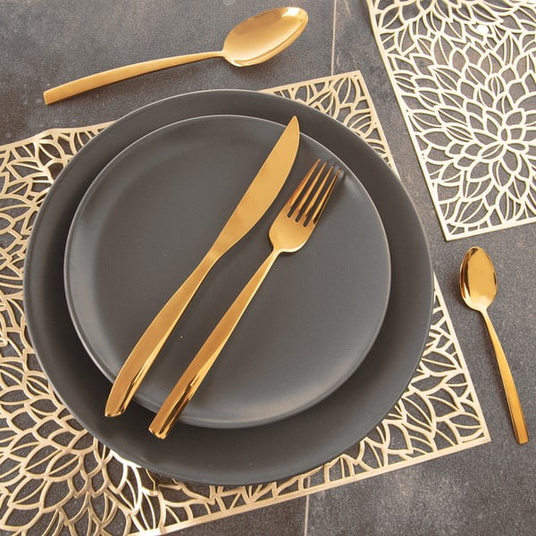 Antikoro príbor 24 ks v zlatej farbe Gold – Orion-image-1