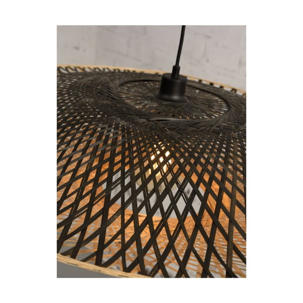 Závesné bambusové svietidlo Good&Mojo Kalimantan, ⌀ 87 cm-image-4