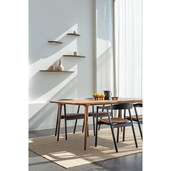 Jedálenský stôl z orechového dreva 90x180 cm Fawn – Gazzda-image-1